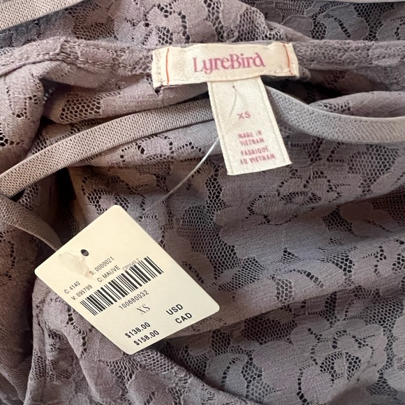 NWT XS Lyrebird Anthro Lace Maxi Slip Dress - Picture 6 of 6